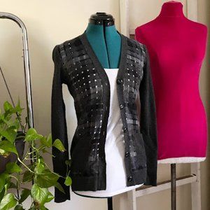 Oscar de la Renta wool cashmere blend sweater XS